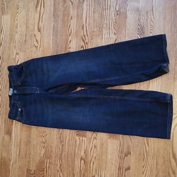 (10) GAP Youth Dark Wash 100% Cotton Denim Bootcut Jeans Contemporary - Picture 6 of 7